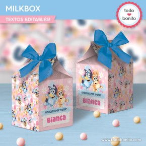 Bluey y Bingo rosa y azul:...