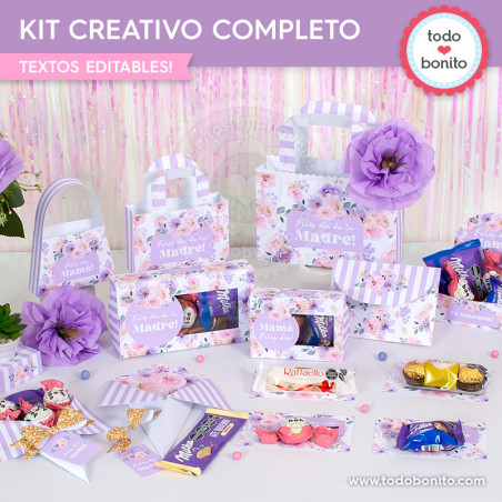 Floral Mod2: kit imprimible...