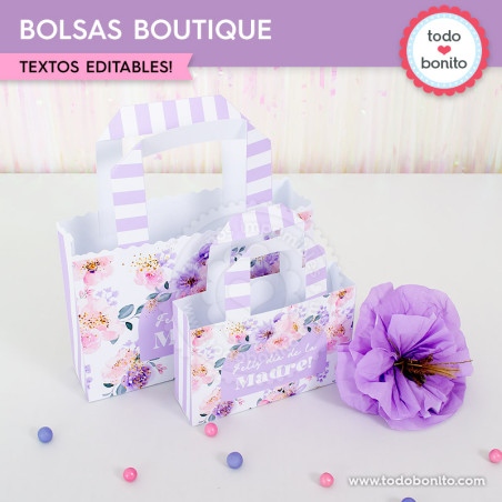 Floral Mod2: bolsas boutique