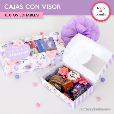 Floral Mod2: cajas con visor