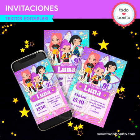 Cantantes K-pop: invitación...