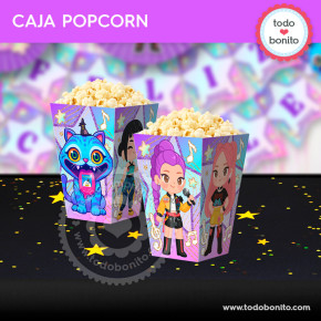 Cantantes K-pop: caja popcorn