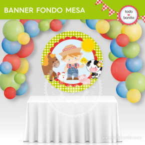 Granja niños: banners para...