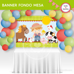 Granja niños: banners para...