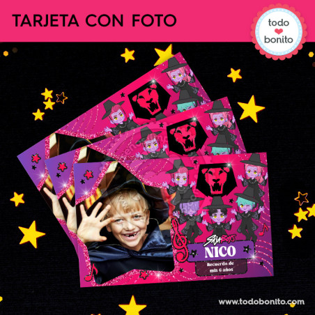 Saja Boys demonios: tarjeta...