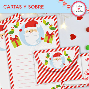 Carita de Santa: papeles de carta y sobre