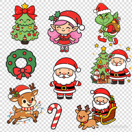 Navidad personajes tiernos:...