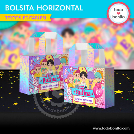 Bolsita horizontal Saja Boys Soda Pop para sorpresitas