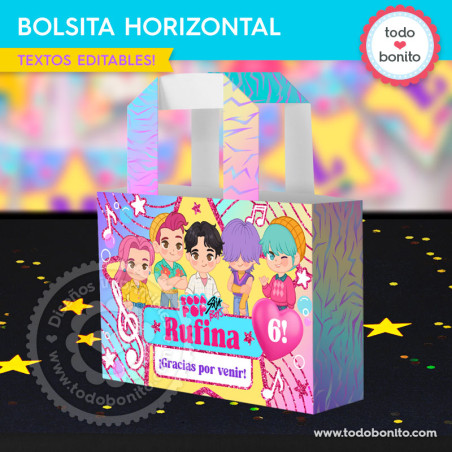 Bolsita horizontal Saja Boys Soda Pop para sorpresitas
