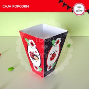 Ladybug rojo: caja popcorn