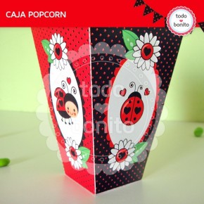 Ladybug rojo: caja popcorn