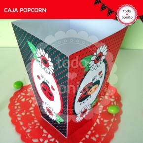 Ladybug rojo: caja popcorn