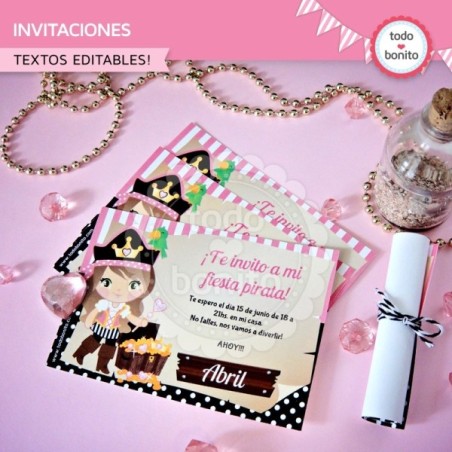 Princesa pirata: invitación...