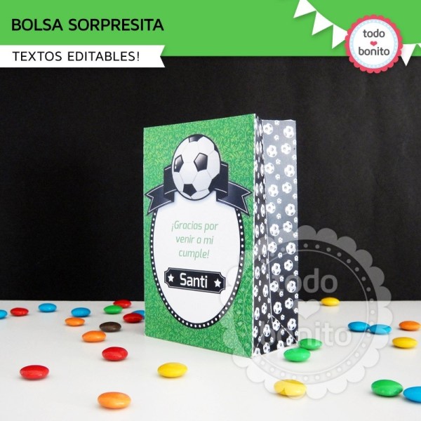 Fútbol: bolsa sorpresita para imprimir