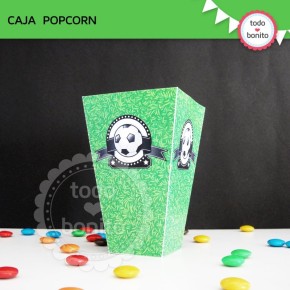 Fútbol: Caja popcorn para...