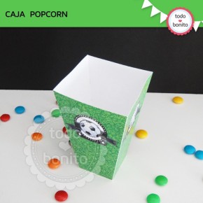 Fútbol: Caja popcorn para...