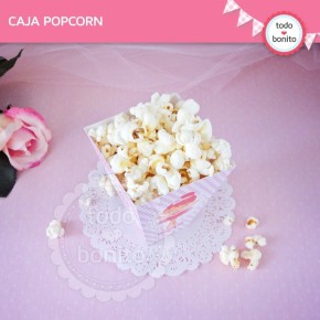 Bailarina: cajita popcorn