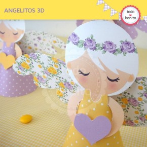 Shabby Chic violeta y...