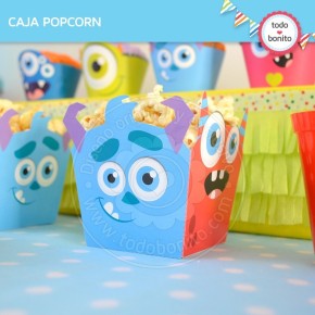 Monstruitos: Caja popcorn...