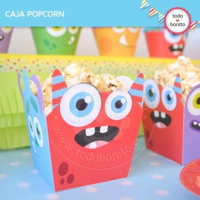 Monstruitos: Caja popcorn...