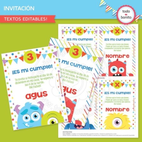 Monstruitos: invitación...