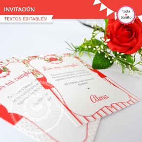 Shabby Chic Rojo:...