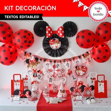 Orejas Minnie Rojo: kit...