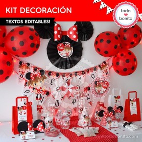 Orejas Minnie Rojo: kit...