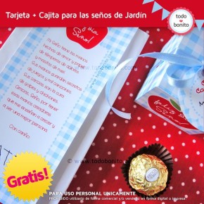 Regalitos para las Seños del Jardín GRATIS!