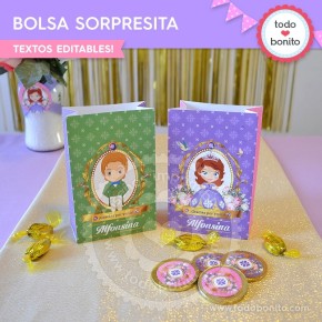 Princesita Sofia: bolsa...