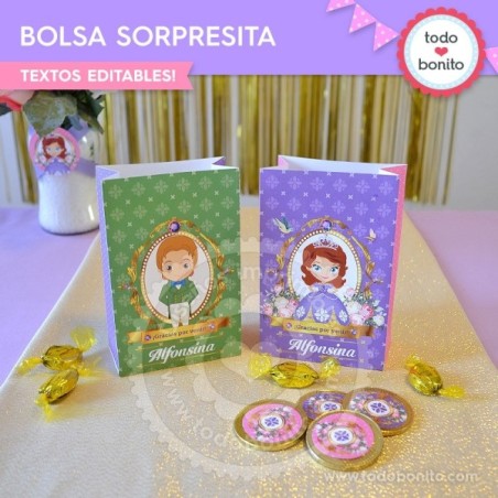 Princesita Sofia: bolsa...