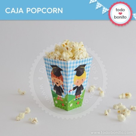 Egresaditos: cajita popcorn