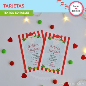 Carita de Santa: tarjeta...