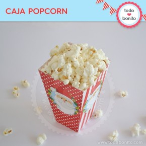 Carita de Santa: caja popcorn