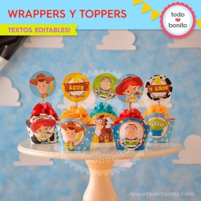 Toy Story: wrappers y toppers