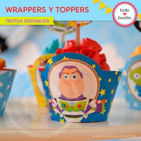 Toy Story: wrappers y toppers