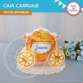 Cenicienta: caja carruaje