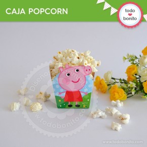 Cerdita: caja popcorn para...