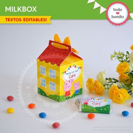 Cerdita: milkbox casita