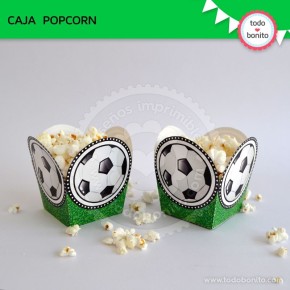 Fútbol: Caja popcorn "pelota"
