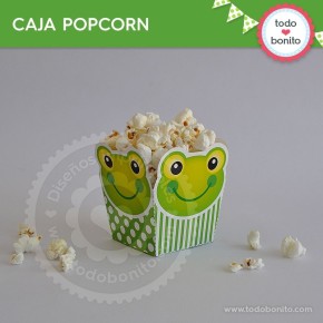 Sapo: caja popcorn para...