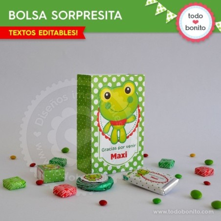 Sapo: bolsa sorpresita para...