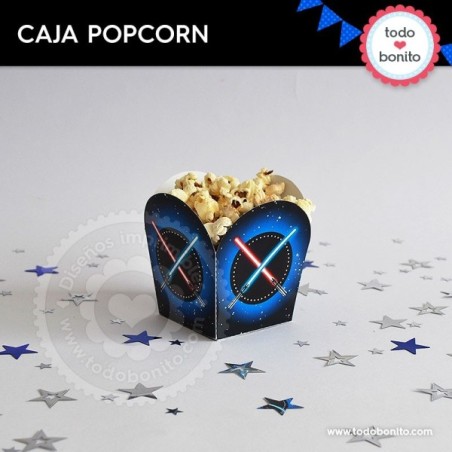 Star Wars: caja popcorn...