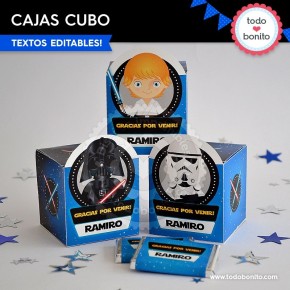 Star Wars: cajitas cubo...