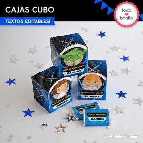 Star Wars: cajitas cubo...