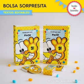 Gaturro: bolsa sorpresita...