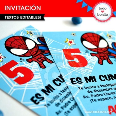 Hombre Araña: invitación...