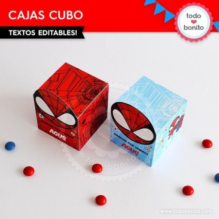 Hombre Araña: cajita cubo...