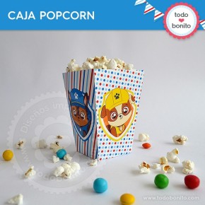 Paw-Patrol: caja popcorn...