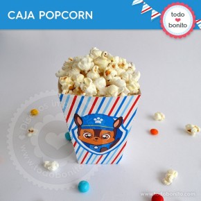 Paw-Patrol: caja popcorn...